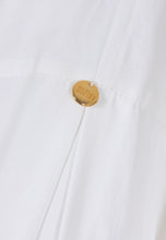 Koszula oversize z nadrukiem na plecach JULIEN biała
