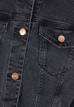 Kurtka jeansowa z autorskim efektem sprania VIKLY szara
