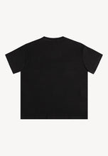 T-shirt oversize z autorskim nadrukiem TISHA czarny
