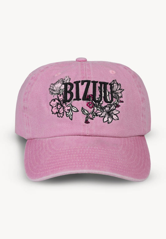 Różowa czapka z daszkiem z logo ZANE