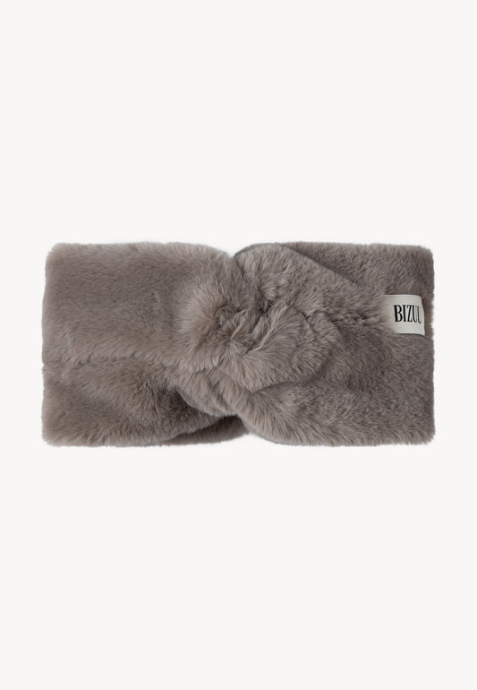 Taupe futrzana opaska FEMI.