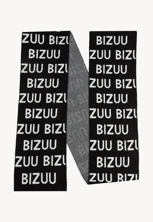 Czarny szalik LOGGU w logowania Bizuu.