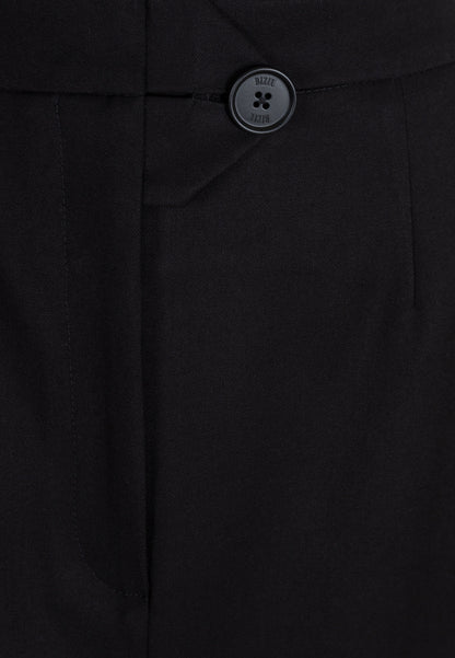 Spódnica maxi z tkaniny garniturowej zapinana na zamek VENTO czarna