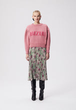 Sweter z bufiastymi rękawami ROMMY różowy
