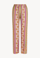 Spodnie damskie z ornamentalno kwiatowym printem MOSSIE
