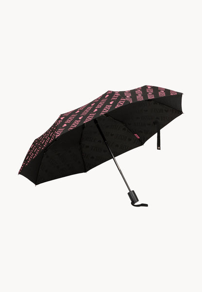 Parasol w autorski print z logo LONDYN czarny