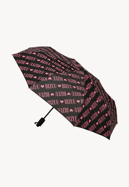 Parasol w autorski print z logo LONDYN czarny