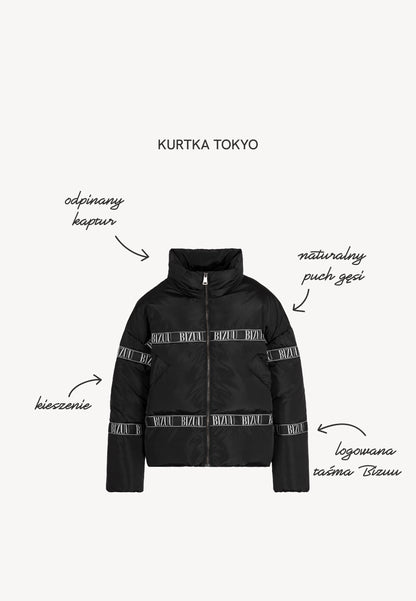 Kurtka puchowa oversize TOKYO czarny