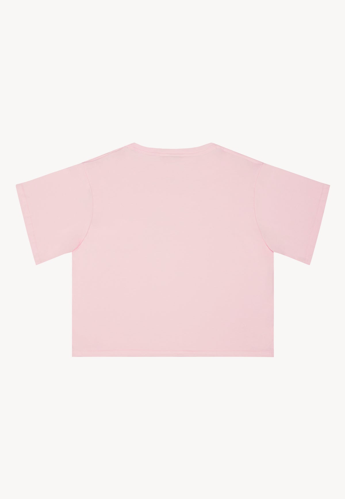 Tył T-shirtu ALEX od różowej piżamy.