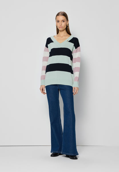 Sweter damski w paski CALAMEA