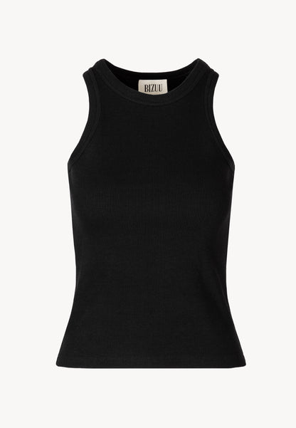 Czarny top z logo bizuu ALEXIN