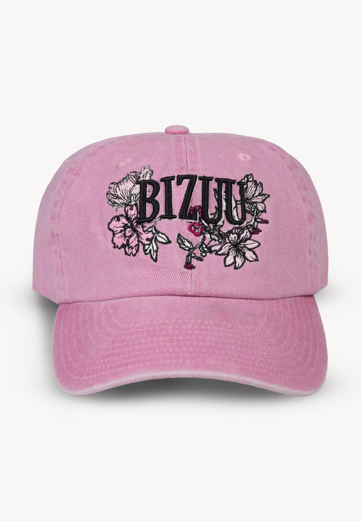 Różowa czapka z daszkiem z logo ZANE