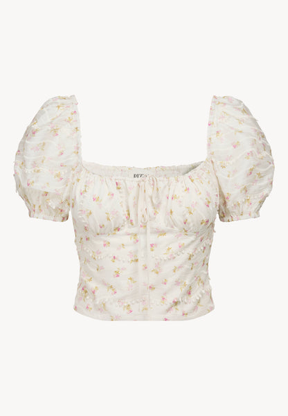 Boho bluzka w kwiatowy print VANNES