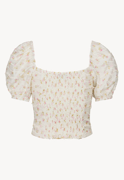 Boho bluzka w kwiatowy print VANNES