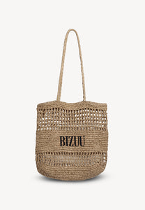 Ażurowa torba shopper AGAY beżowa