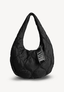 Czarna pikowana torba hobo ARINI