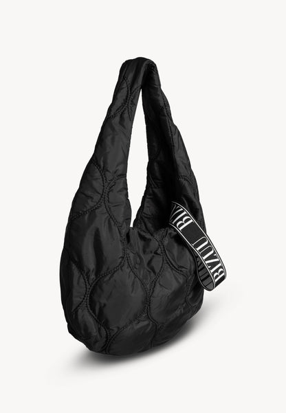 Czarna pikowana torba hobo ARINI