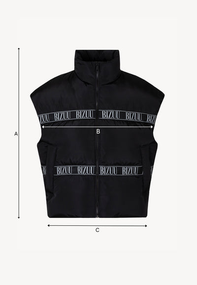 Czarna kamizelka puchowa z naturalnym wypełnieniem AYASE