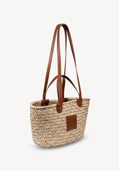 Pleciona torba shopper BASKETTE beżowa