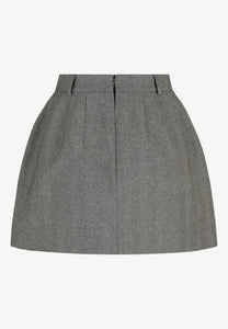 Czarna spódnica mini w jodełkowy wzór BREDA