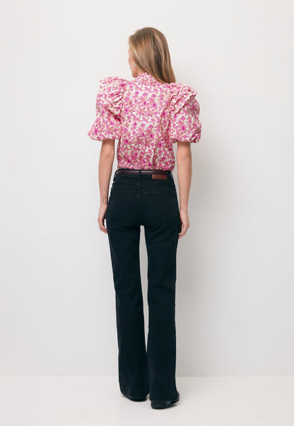 Bawełniana bluzka z autorskim printem CASSANDRA