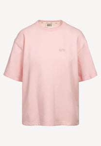 Różowy T-shirt oversize CLOUD