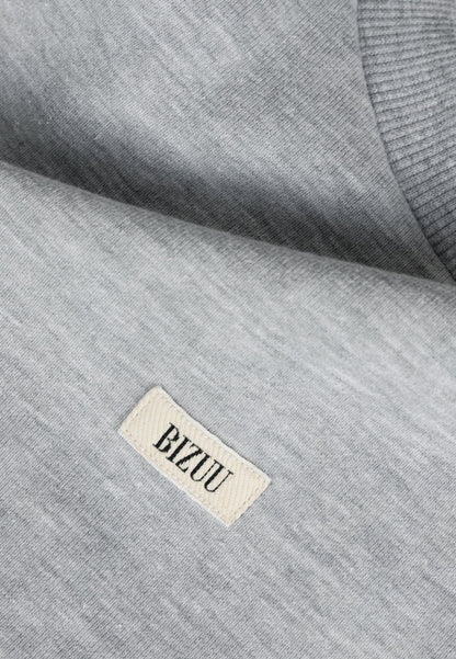 Szara bluza z logowaną metką COLLY