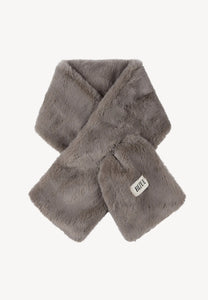 Szalik z logowaną metką FLUFFY taupe