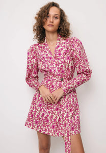 Sukienka mini w kwiatowy print GEORGINA