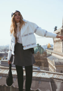 Czarna pikowana torba hobo ARINI