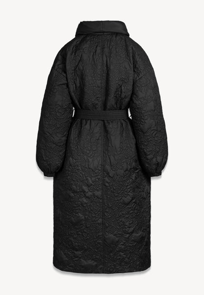Czarna pikowana kurtka puchowa ISUMI