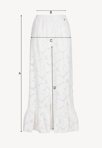 Kremowe spodnie w kwiatowy wzór LAVENDOU