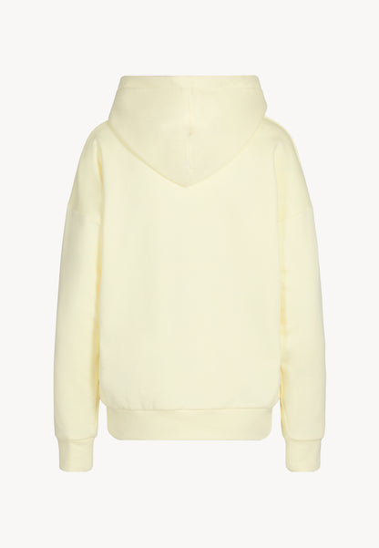 Masełkowa bluza oversize z kapturem LINDA