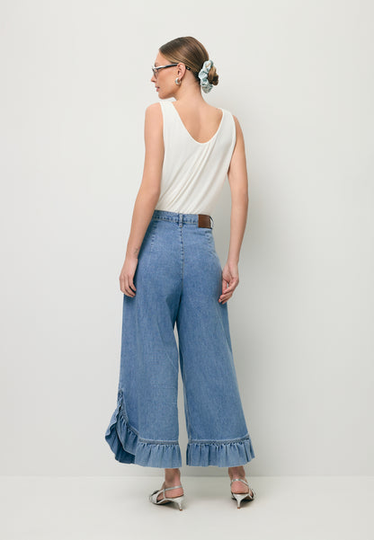 Kremowy top o luźnym kroju LULY