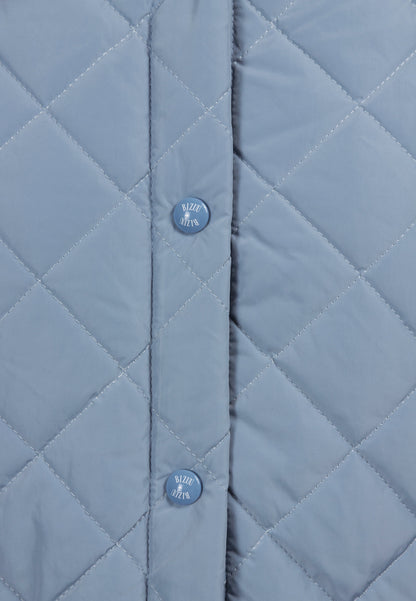 Błękitna kurtka pikowana damska oversize MARIN