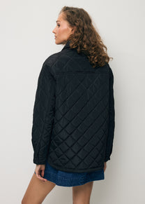 Czarna kurtka pikowana damska oversize MARIN