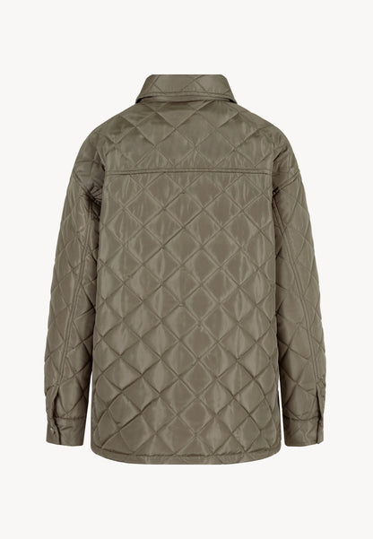 Kurtka pikowana damska oversize MARIN khaki
