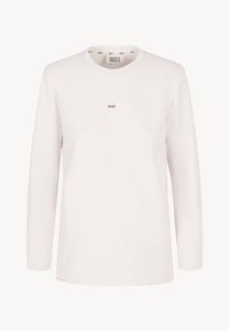Kremowy longsleeve z poduszkami na ramionach MELISSANDRA