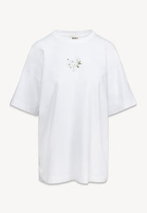 Kremowy t-shirt OVELIA