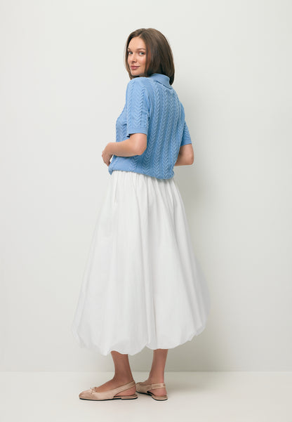 Kremowa spódnica midi NUBE