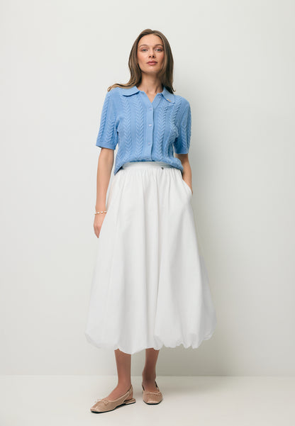 Kremowa spódnica midi NUBE