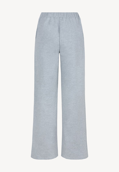 Szare spodnie dresowe z szeroką nogawką PETRAS