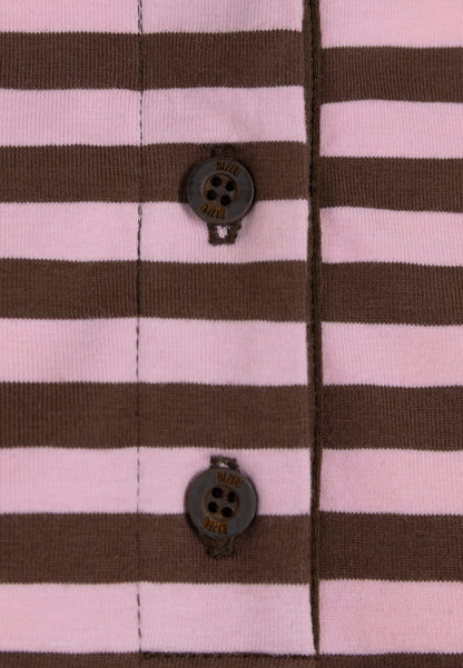 Bawełniany longsleeve z kołnierzykiem polo RAYA