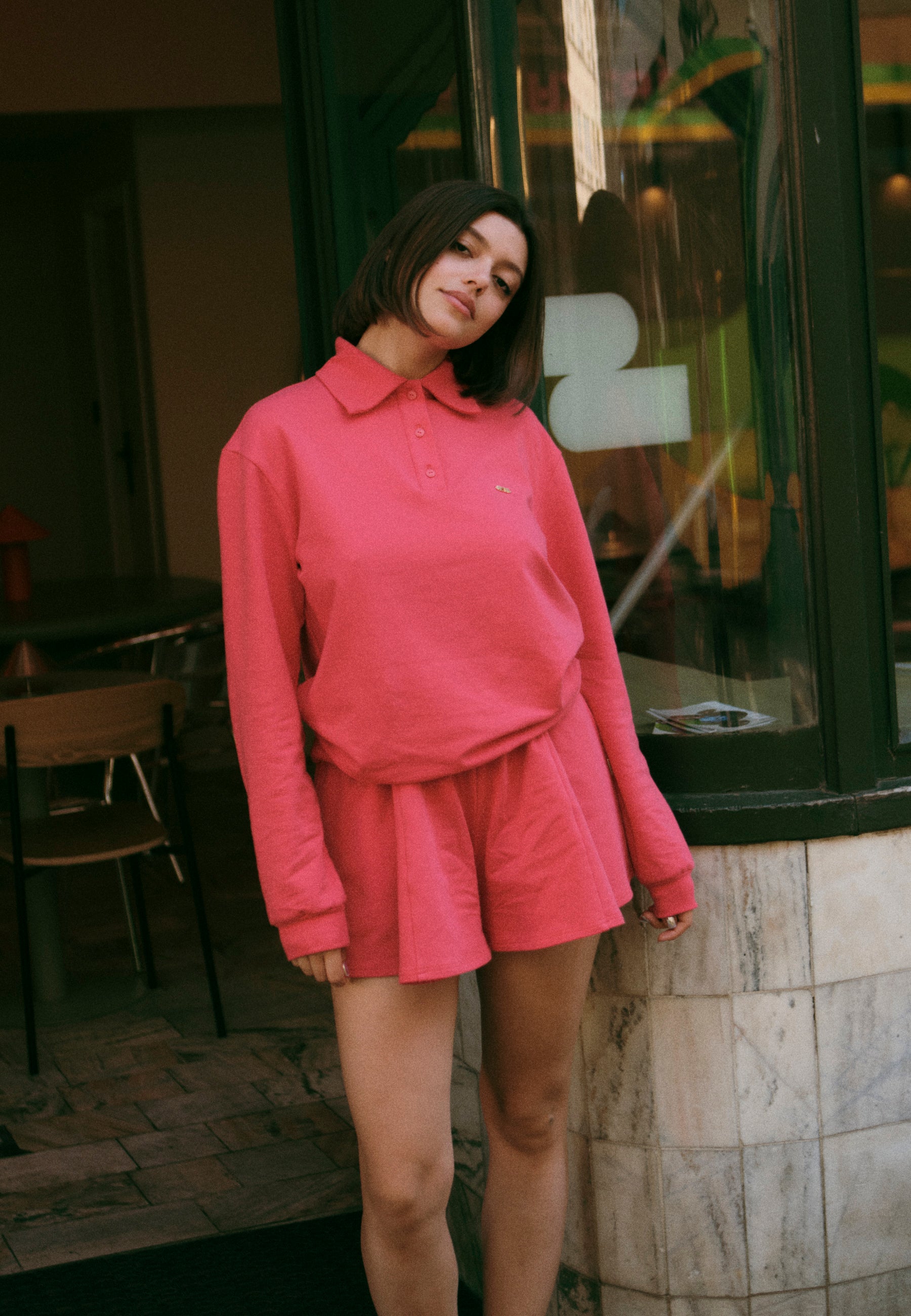 Malinowa bluza Ruella