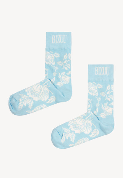 Skarpetki w autorski print SERAFIL turkusowe