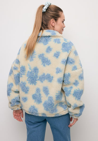 Niebieska kurtka z polaru TEDDY