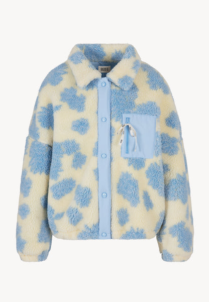 Niebieska kurtka z polaru TEDDY