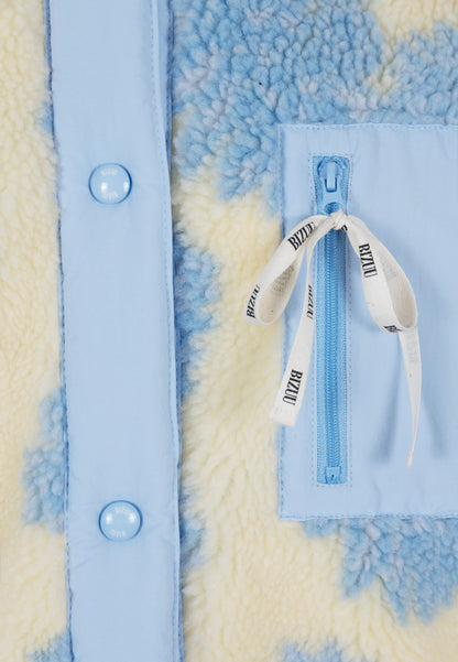 Niebieska kurtka z polaru TEDDY