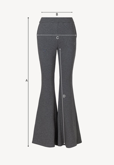 Grafitowe spodnie dresowe damskie TEIA