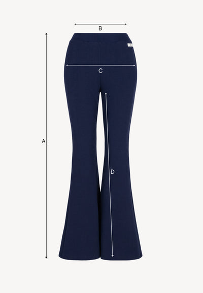 Granatowe spodnie dresowe damskie TEIA